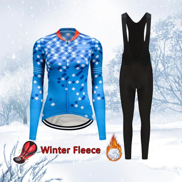 racing sets thermal fleece cycling jersey women set 2021 winter bike clothes retro bicycle clothing sport suit maillot uniform dress trisuit, Black;blue
racing sets thermal fleece cycling jersey women set 2021 winter bike clothes retro bicycle clothing sport suit maillot uniform dress trisuit, Black;blue