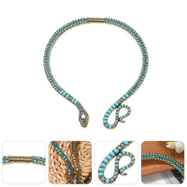 pendant necklaces 1pc retro animal chain fashionable snake snake-shaped neck decoration, Silver
pendant necklaces 1pc retro animal chain fashionable snake snake-shaped neck decoration, Silver
