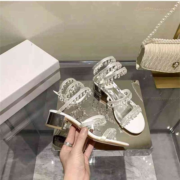 family's high-end snake wrapped sandals thick heel summer 2021 new hanging korean fashion women's shoes, Black
family's high-end snake wrapped sandals thick heel summer 2021 new hanging korean fashion women's shoes, Black