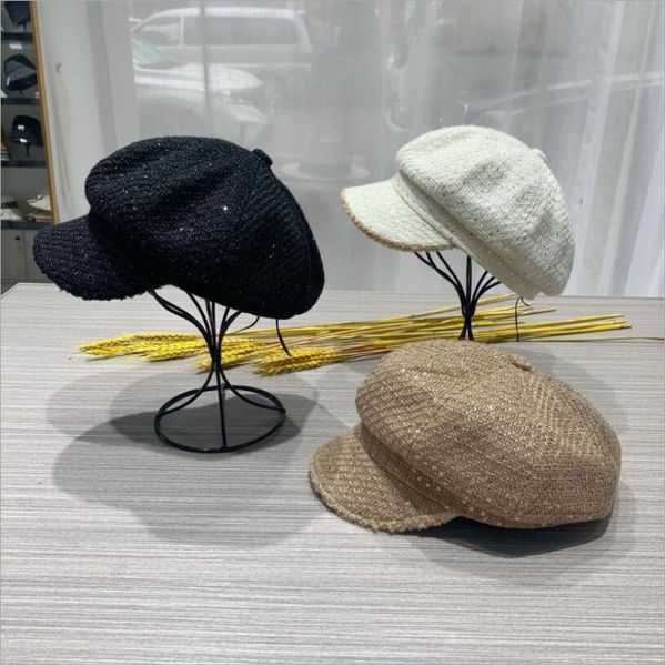 stingy brim hats sequins baker boy hat for women girls 2021 leather black white checker baseball cap octagonal sboy houndstooth winter, Blue;gray
stingy brim hats sequins baker boy hat for women girls 2021 leather black white checker baseball cap octagonal sboy houndstooth winter, Blue;gray