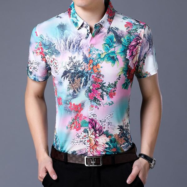 summer 2021 mens flowers printing clothers male short sleeve casual floral dress shirts men's, White;black
summer 2021 mens flowers printing clothers male short sleeve casual floral dress shirts men's, White;black
