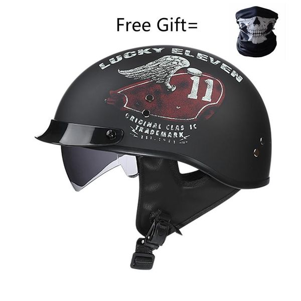 motorcycle helmets motorbike rider half open face pu leather helmet with dual lens
motorcycle helmets motorbike rider half open face pu leather helmet with dual lens