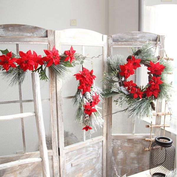 decorative flowers & wreaths christmas artificial wreath front door holiday home hanging decoration frosted winter greens plant for co-worke
decorative flowers & wreaths christmas artificial wreath front door holiday home hanging decoration frosted winter greens plant for co-worke