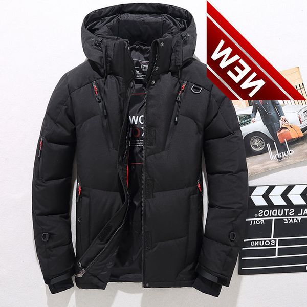 down jacket male winter parkas men white duck hooded outdoor thick warm padded snow coat oversize m-4xl, Black
down jacket male winter parkas men white duck hooded outdoor thick warm padded snow coat oversize m-4xl, Black