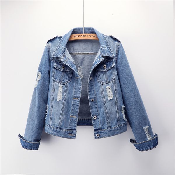 jackets 5xl 6xl plus size women spring autum denim jackets holes washed blue jeans coat turn-down collar outwear slim jacket jc170, Black;brown
jackets 5xl 6xl plus size women spring autum denim jackets holes washed blue jeans coat turn-down collar outwear slim jacket jc170, Black;brown