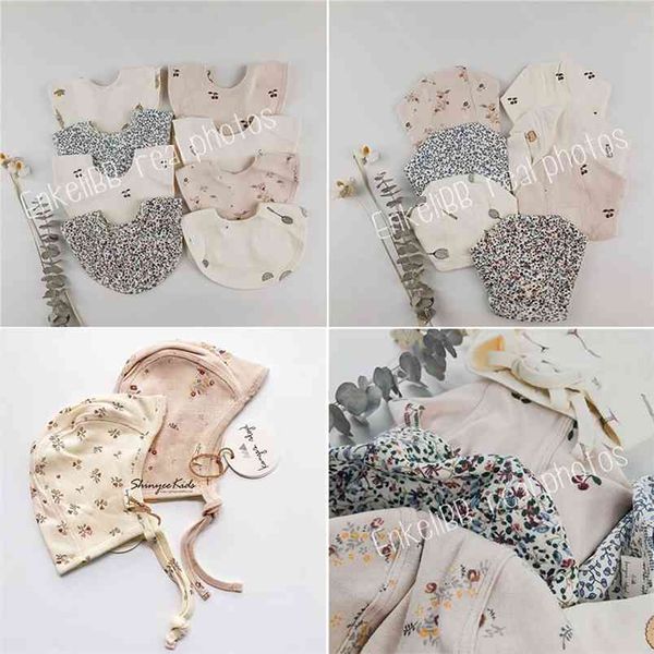 ks born baby bibs made of organic cotton cherry flower pattern bib + hats matching 210619
ks born baby bibs made of organic cotton cherry flower pattern bib + hats matching 210619