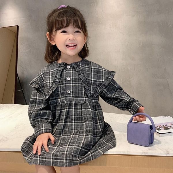 girl's dresses toddler clothes 2021 fall plaid kids clothing casual baby girls long sleeve dress cute children costume outfits, Red;yellow
girl's dresses toddler clothes 2021 fall plaid kids clothing casual baby girls long sleeve dress cute children costume outfits, Red;yellow