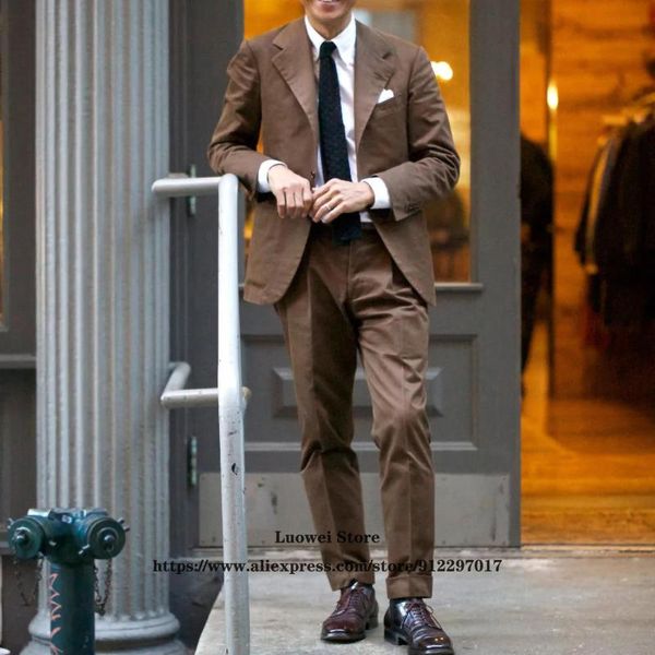men's suits & blazers classic brown mens vintage wedding groom tuxedo casual formal business blazer 2 piece sets costume homme (jacket+, White;black
men's suits & blazers classic brown mens vintage wedding groom tuxedo casual formal business blazer 2 piece sets costume homme (jacket+, White;black