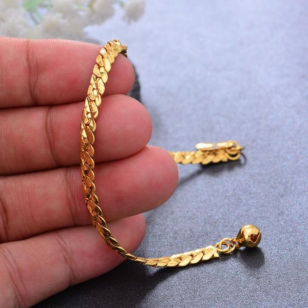 link, chain 18cm trendy gold colour bracelet for men/women wedding african, Black
link, chain 18cm trendy gold colour bracelet for men/women wedding african, Black