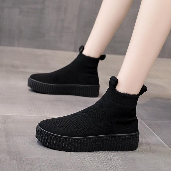 boots women ankle 2021 platform knitted ladies autumn socks for fashion female set of feet women's, Black
boots women ankle 2021 platform knitted ladies autumn socks for fashion female set of feet women's, Black