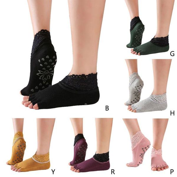 sports socks finger-separated anti-slip yoga backless silicone 5 toes ladies ballet dance gym fitness pilates cotton, Black
sports socks finger-separated anti-slip yoga backless silicone 5 toes ladies ballet dance gym fitness pilates cotton, Black