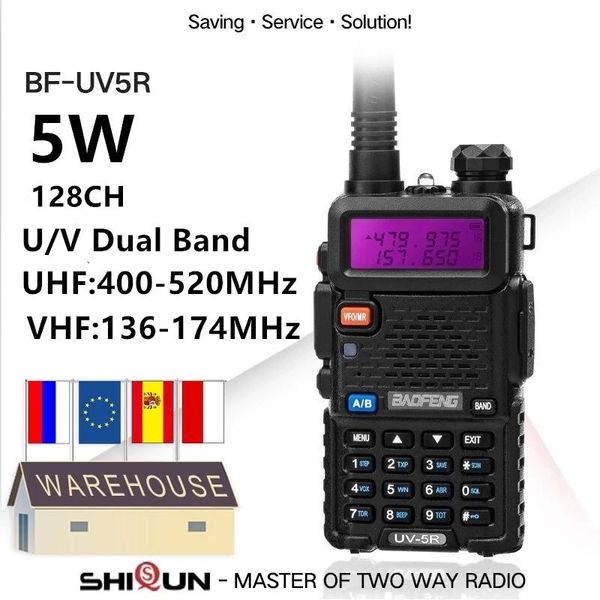 baofeng uv-5r 8w or 5w high power 8 watts powerful walkie talkie long range 10km vhf/uhf dual band two way radio pofung uv5r
baofeng uv-5r 8w or 5w high power 8 watts powerful walkie talkie long range 10km vhf/uhf dual band two way radio pofung uv5r