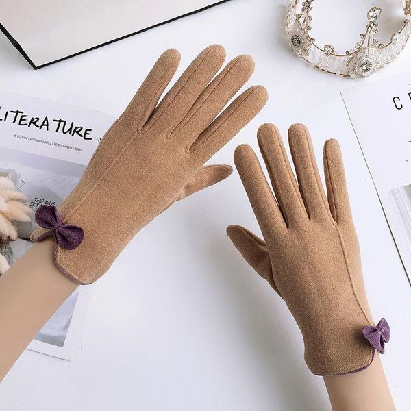 sports gloves women autumn winter thin lace bow full finger warm glove outdoor cycling coldproof touch screen driving mitten f41, Black
sports gloves women autumn winter thin lace bow full finger warm glove outdoor cycling coldproof touch screen driving mitten f41, Black