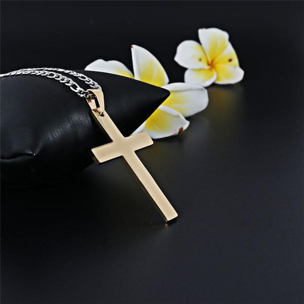chains men necklace chain cross pendants statement stainless steel black women fashion jewelry on the neck, Silver
chains men necklace chain cross pendants statement stainless steel black women fashion jewelry on the neck, Silver