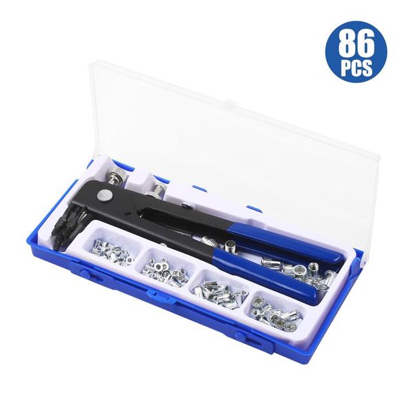 professional hand tool sets woodworking tools 86pcs rivet nut kit set blind riveter wrench threaded insert gun
professional hand tool sets woodworking tools 86pcs rivet nut kit set blind riveter wrench threaded insert gun