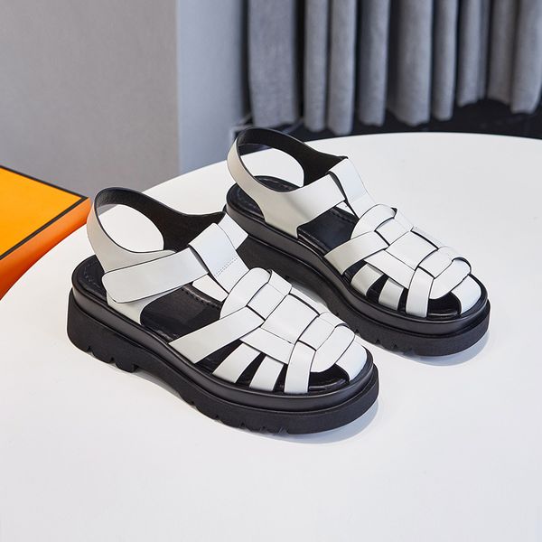 2021summer new weaving muffin soft back thick back strap sandals womens all-match closed toe roman shoes womens fashion, Black
2021summer new weaving muffin soft back thick back strap sandals womens all-match closed toe roman shoes womens fashion, Black