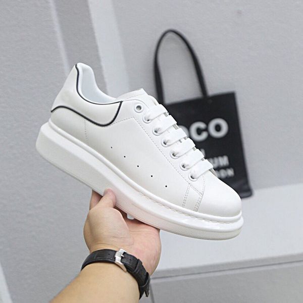 2021 brand luxury designer men fashion women shoes spring and fall leather lace up platform oversized sole confortable white casual shoe wit, Black
2021 brand luxury designer men fashion women shoes spring and fall leather lace up platform oversized sole confortable white casual shoe wit, Black