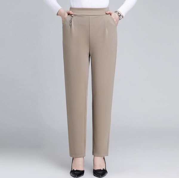 plus size casual pants women 2021 spring autumn elastic waist loose middle age womens straight trousers 5xl s880 women's & capris, Black;white
plus size casual pants women 2021 spring autumn elastic waist loose middle age womens straight trousers 5xl s880 women's & capris, Black;white