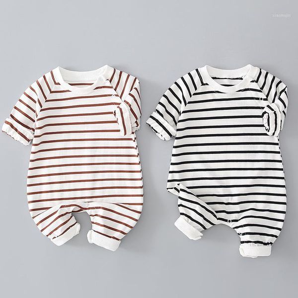 rompers baby clothes, men and women, , spring striped romper, children's boys' romper, Blue
rompers baby clothes, men and women, , spring striped romper, children's boys' romper, Blue