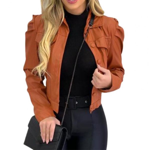 running jackets women jacket eye-catching button cuff 4 colors cardigan faux leather winter clothing for outdoor, Black;red
running jackets women jacket eye-catching button cuff 4 colors cardigan faux leather winter clothing for outdoor, Black;red