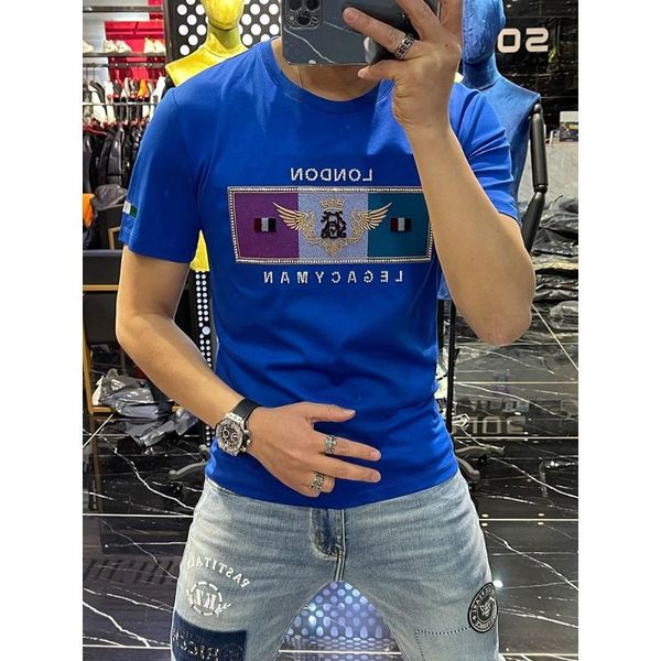 men's t-shirts t-shirt mercerized cotton 2021 youyee summer clothes european embroidery round neck tee shirt men casual outfits top, White;black
men's t-shirts t-shirt mercerized cotton 2021 youyee summer clothes european embroidery round neck tee shirt men casual outfits top, White;black