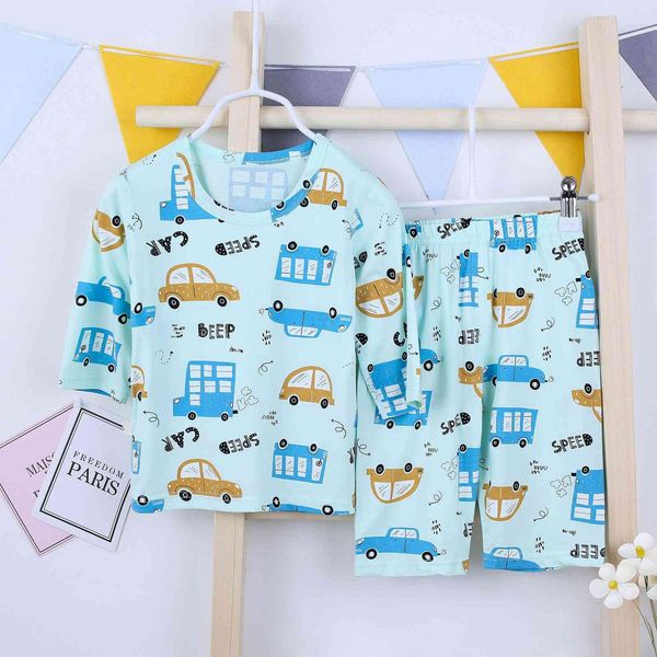 korean children wear 7-cent summer thin air conditioning clothing ice icelandic cotton pajamas home suit, Blue;red
korean children wear 7-cent summer thin air conditioning clothing ice icelandic cotton pajamas home suit, Blue;red