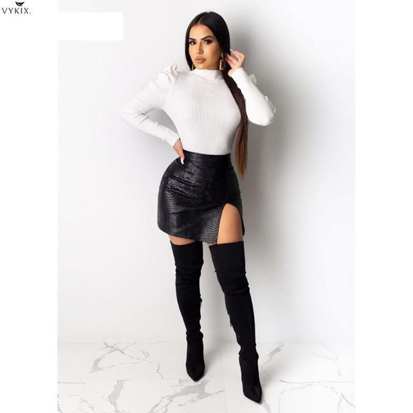 skirts fashion women mini pu faux leather zip mid waist splited a-line high streetwear fall bottoms 2021 wholesale, Black
skirts fashion women mini pu faux leather zip mid waist splited a-line high streetwear fall bottoms 2021 wholesale, Black