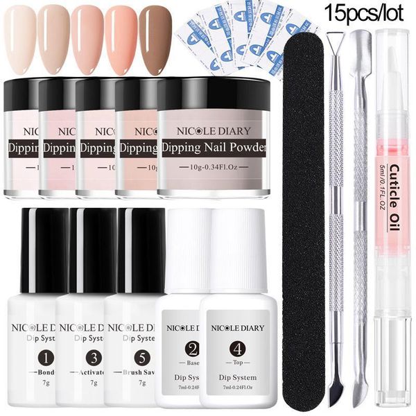 diary 15pcs/set dipping nail powder nude series dip glitter polish chrome kit without lamp cure decor dust pigment1, Silver;gold
diary 15pcs/set dipping nail powder nude series dip glitter polish chrome kit without lamp cure decor dust pigment1, Silver;gold