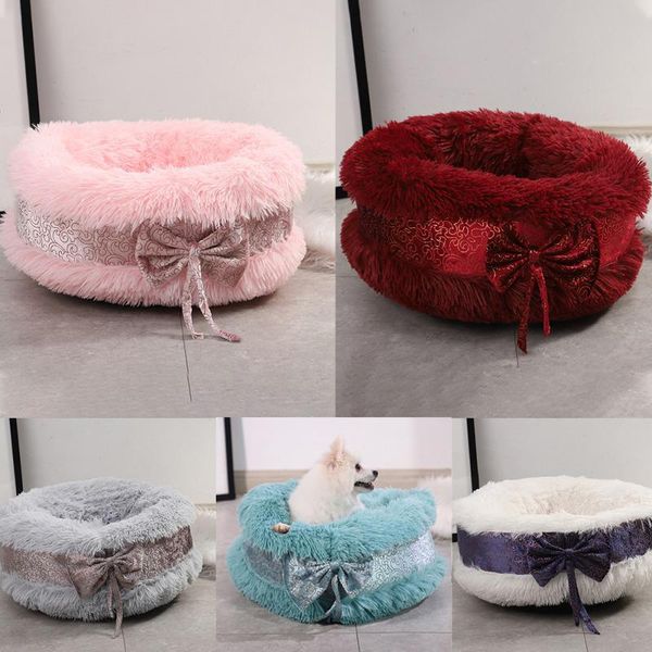 kennels & pens pet dog bed luxury bowknot decoration fluffy round cat beds house soft long plush basket animals sleeping sofa
kennels & pens pet dog bed luxury bowknot decoration fluffy round cat beds house soft long plush basket animals sleeping sofa