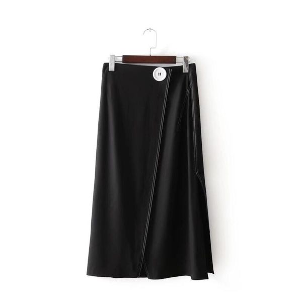 skirts 2021 fashion women hit color line asymmetrical split hem casual ladies button decoration black skirt p261
skirts 2021 fashion women hit color line asymmetrical split hem casual ladies button decoration black skirt p261