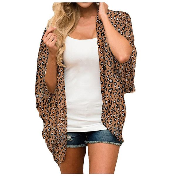 women leopard beach swim cover up casual blouse bikini cardigan bohemia swimwear dress open front pareo women's, White;black
women leopard beach swim cover up casual blouse bikini cardigan bohemia swimwear dress open front pareo women's, White;black