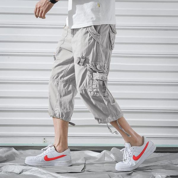 summer cargo shorts men cotton casual outdoor military men's multi-pocket calf-length short pants 8 color size 29-42, White;black
summer cargo shorts men cotton casual outdoor military men's multi-pocket calf-length short pants 8 color size 29-42, White;black