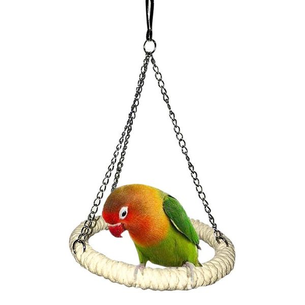 other bird supplies parrot cotton rope swing stand rack, pet chewing climbing ring-perch for cage
other bird supplies parrot cotton rope swing stand rack, pet chewing climbing ring-perch for cage