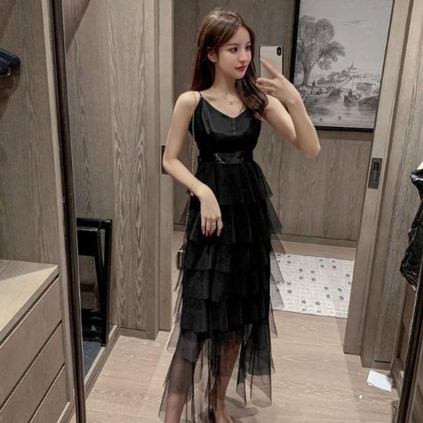 casual dresses holiday summer women's shining beach 2021 korean elegant v-neck mesh long irregular female vestidos plus size, Black;gray
casual dresses holiday summer women's shining beach 2021 korean elegant v-neck mesh long irregular female vestidos plus size, Black;gray