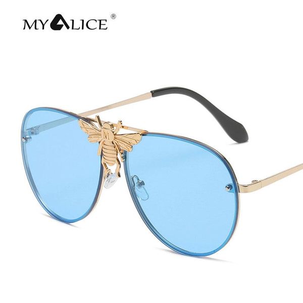 outdoor eyewear myalice fashion women retro metal bee decorate sunglasses luxury flat eyeglasses gift wholesale gafas de sol uv400
outdoor eyewear myalice fashion women retro metal bee decorate sunglasses luxury flat eyeglasses gift wholesale gafas de sol uv400