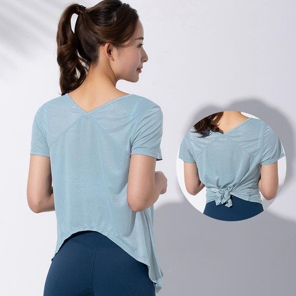 yoga outfit 2021 summer sports loose short sleeve jacket beauty back workout running clothes quick dry soft women breathable t-shirt
yoga outfit 2021 summer sports loose short sleeve jacket beauty back workout running clothes quick dry soft women breathable t-shirt