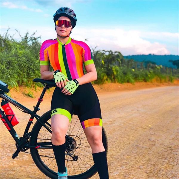 racing sets summer women's cycling sportswear bicycle triathlon one-piece tights shortsuit sleeve body maillot jersey 19d gel set, Black;blue
racing sets summer women's cycling sportswear bicycle triathlon one-piece tights shortsuit sleeve body maillot jersey 19d gel set, Black;blue
