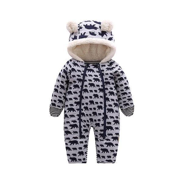 baby warm cotton climbing clothes coat, Blue;gray 
baby warm cotton climbing clothes coat, Blue;gray
