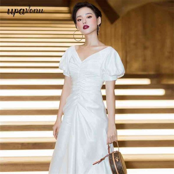 women summer satin dress v-neck lantern sleeve draped elegant midi club evening party vestido 210524, Black;gray
women summer satin dress v-neck lantern sleeve draped elegant midi club evening party vestido 210524, Black;gray