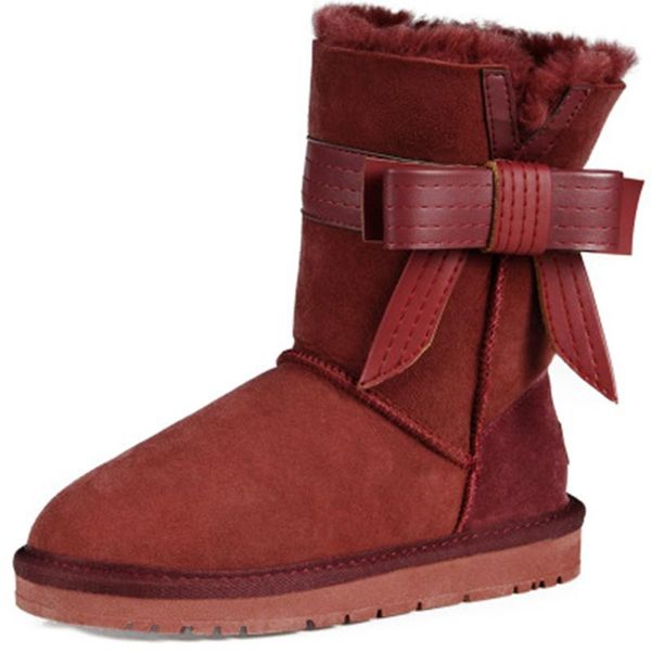 boots women shoes bowknot nature fur wool real sheepskin leather classic snow genuine, Black
boots women shoes bowknot nature fur wool real sheepskin leather classic snow genuine, Black