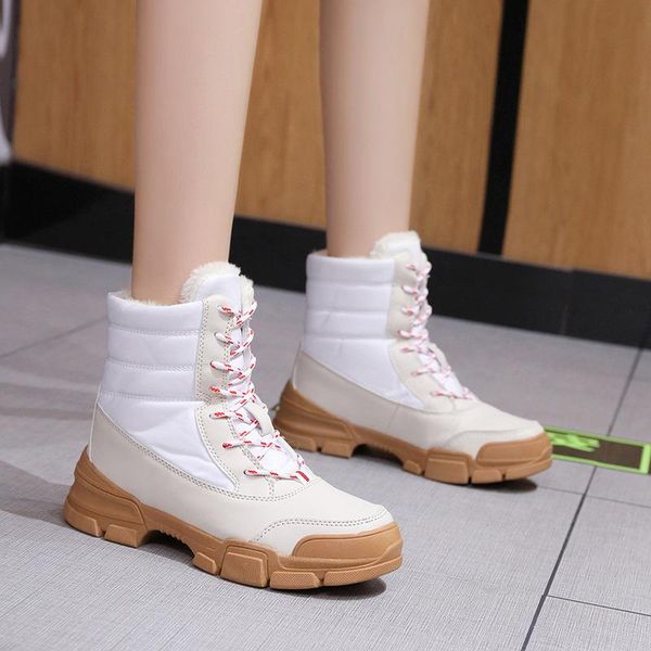 boots shoes women plush round head outdoor large high cotton snow warm foreign, Black
boots shoes women plush round head outdoor large high cotton snow warm foreign, Black