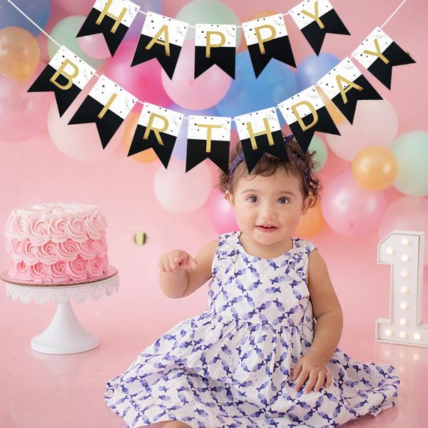 set colorful happy birthday banner bunting diy paper flag hanging garlands kids baptism party decoration supplies
set colorful happy birthday banner bunting diy paper flag hanging garlands kids baptism party decoration supplies