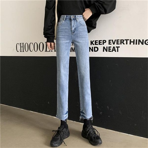 autumn winter solid color women pants loose ladies cotton fashion female women's jeans, Blue
autumn winter solid color women pants loose ladies cotton fashion female women's jeans, Blue