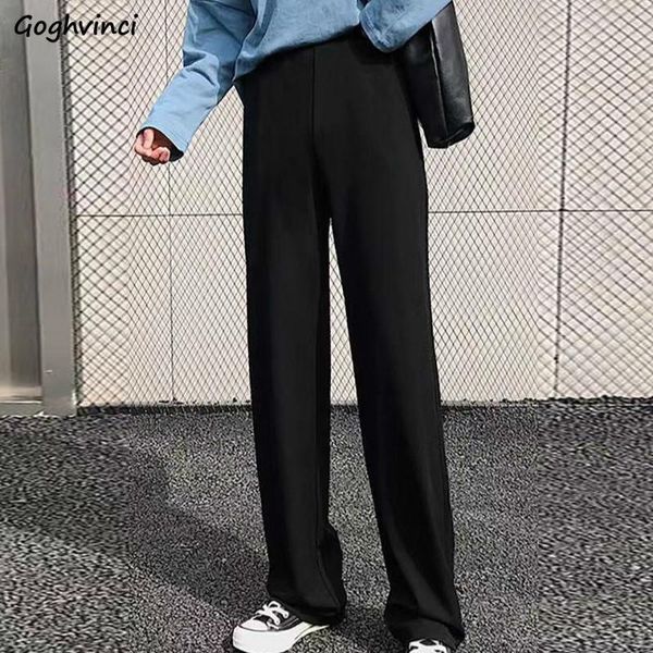 pants women wide leg trousers high elastic waist trendy slim korean style simple female casual soft thin loose work wear summer women's, Black;white
pants women wide leg trousers high elastic waist trendy slim korean style simple female casual soft thin loose work wear summer women's, Black;white