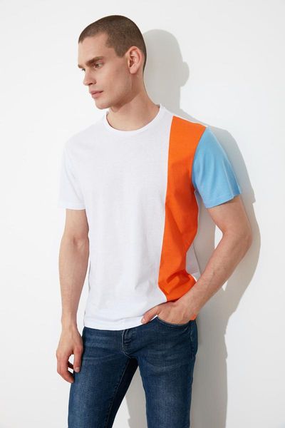 men's t-shirts trendyol male regular fit panelled short-sleeve t-shirt tmnss21ts2181, White;black
men's t-shirts trendyol male regular fit panelled short-sleeve t-shirt tmnss21ts2181, White;black