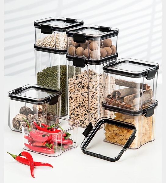 storage bottles & jars 460/700/1300/1800ml container kitchen refrigerator noodle box multigrain tank transparent sealed
storage bottles & jars 460/700/1300/1800ml container kitchen refrigerator noodle box multigrain tank transparent sealed