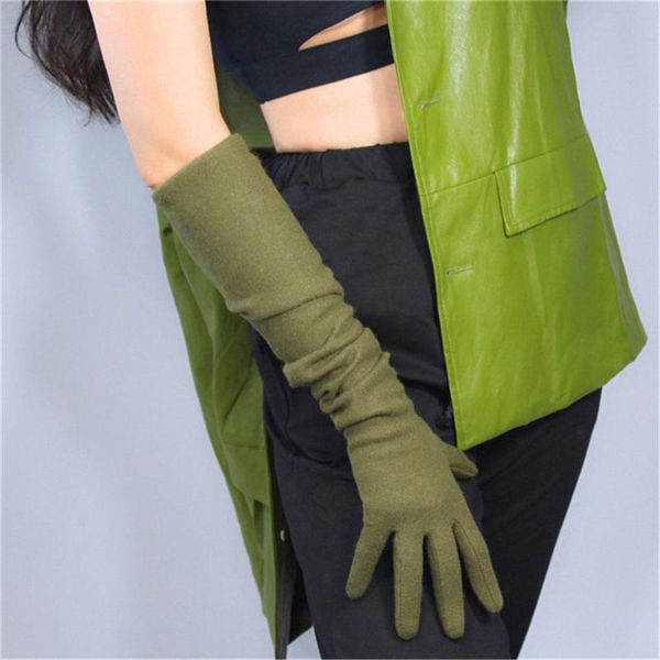 five fingers gloves women elegant cashmere long section 50cm elbow elastic wool woolen small fragrance green 5-yr04, Blue;gray
five fingers gloves women elegant cashmere long section 50cm elbow elastic wool woolen small fragrance green 5-yr04, Blue;gray