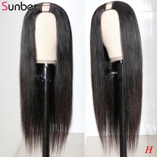 sunber peruvian long straight u part human hair wig 1*4 middle 150% density real scalp glueless wig1, Black;brown
sunber peruvian long straight u part human hair wig 1*4 middle 150% density real scalp glueless wig1, Black;brown