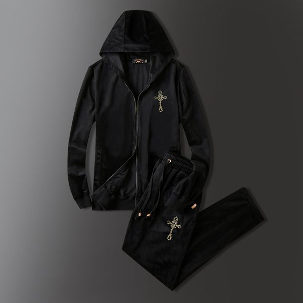 spring and autumn new velvet leisure sports suit men's kirin embroidered jacket, Gray
spring and autumn new velvet leisure sports suit men's kirin embroidered jacket, Gray