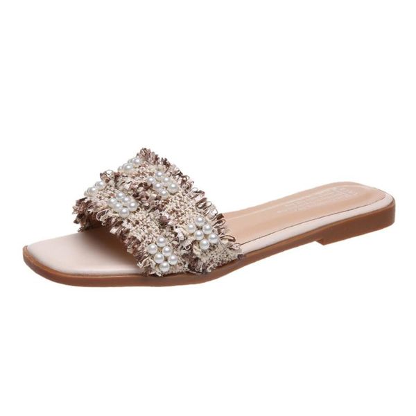 slippers sagace women fashion pearl slip-on female outside wild summer beach ladies leisure home travel shoes, Black
slippers sagace women fashion pearl slip-on female outside wild summer beach ladies leisure home travel shoes, Black